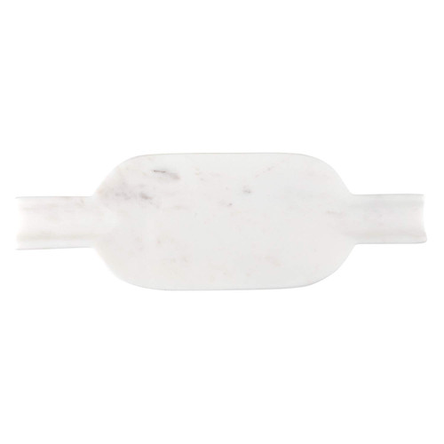 Santa Barbara Design Studio Table Sugar Marble Serving Board, 12" x 4", White