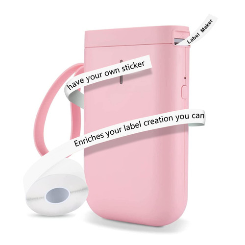 BrokSilent D11 Label Maker Machine with Tape,Labels Printer Mini Label Makers Portable Wireless Label Printer Multiple Templates Easy to Use Office Home Organization USB Rechargeable