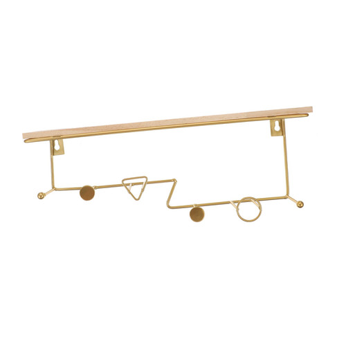 RORPOIR 1Pc Storage Hook Metal Wall Shelf Metal Shelving Metal Shelf Floating Shelf Key Wall Hanging Shelves Wall Shelf Storage Rack Wrought Iron Wall Rack Wall Mount Rack Wall Hook Aisle