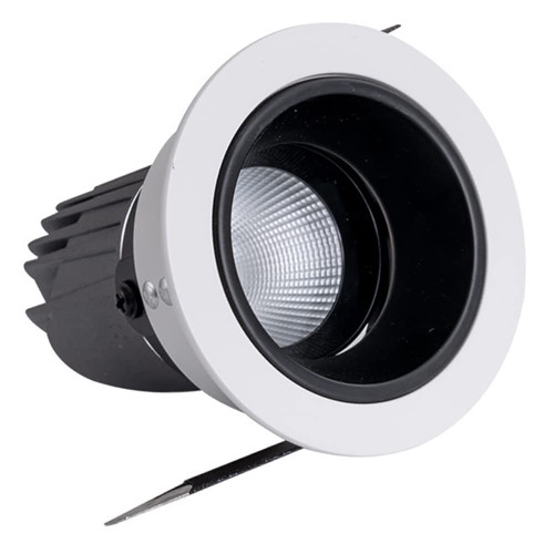 FAZRPIP Adjustable Angle Recessed Deep Anti-Glare COB LED Downlights 3W 5W LED Ceiling Spot Lights Indoor Background Lighting Eyeball Retrofit Recessed Ceiling Light