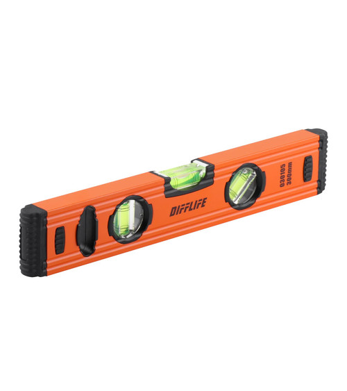DIFFLIFE 12" Level & Tool Magnetic Aluminum Reinforced Torpedo Level (12inch)