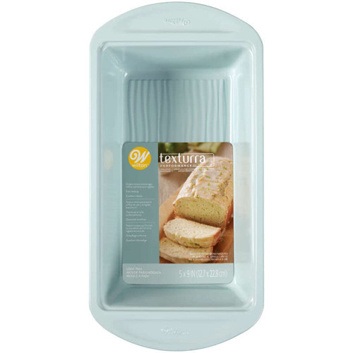 Wilton Texturra Performance Non-Stick Loaf Pan-Blue 9"X5"