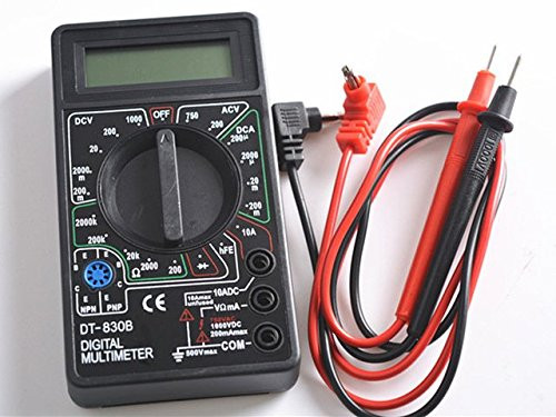 Cheap AC/DC Ammeter Voltmeter Ohm Electrical Tester Meter Professional Digital Multimeter DT830B