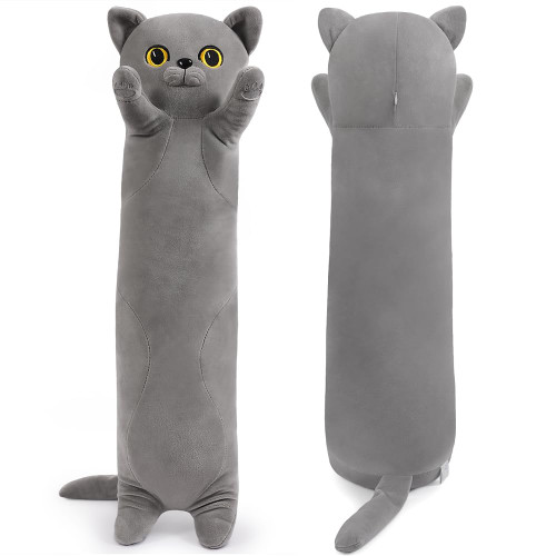 MIAOHAHA Plush Blue Cat Toy Kids Plush Toy Pillow, Plushies Toy for Kids(Blue Cat,70cm/27.6in) MIAOHAHA Plush Blue Cat Toy Kids Plush Toy Pillow, Plushies Toy for Kids(Blue Cat,70cm/27.6in)