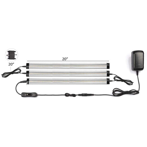 Lorell LED Task Starter Kit Multi-Purpose Light, Silver/Black