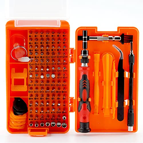 Screwdriver Sets 115-Piece Electronics Precision Screwdriver Repair Tool Kit for iPhone, MacBook, Computer, Laptop, PC, Tablet, PS4, Xbox, Nintendo, Game Console