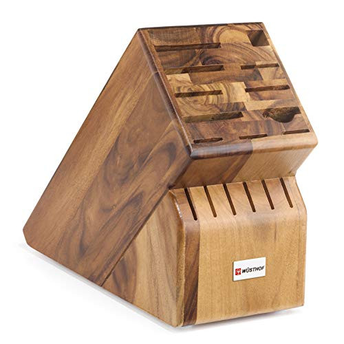 Wusthof 17-Slot Acacia Knife Block