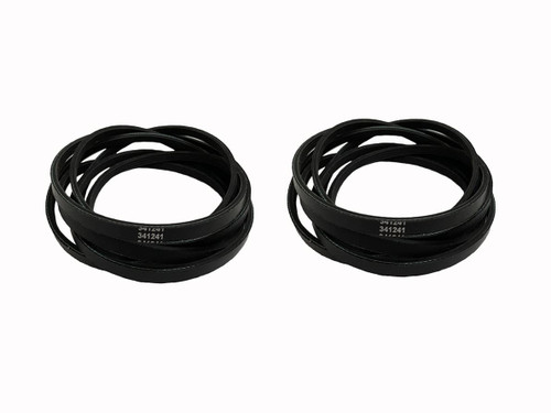 341241 Dryer Drum Belt Replacement Part Fits for Whirlpool Kenmore kitchenaid Dryers Compatible with AP2946843 PS346995 26000341241 26000349533 31001026