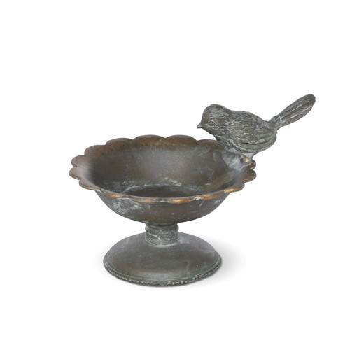 Park Hill Collection EAB90206 Bird Bath Dish, Brass, 3-inch Diameter
