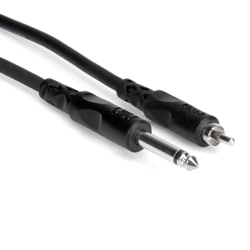 Hosa CPR-115 1/4 inch TS to RCA Unbalanced Interconnect Cable, 15 feet Hosa CPR-115 1/4 inch TS to RCA Unbalanced Interconnect Cable, 15 feet