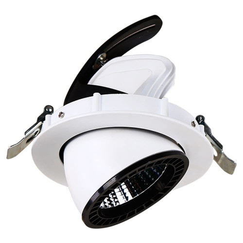 PEHUB COB Recessed 12W/20W/30W Angle Adjustable Ceiling LED Spotlights Modern Anti-Glare Embedded Downlights Commercial Aisle Window Hotel Lighting Clothing Panel Lights High Brightness (Color : 30w
