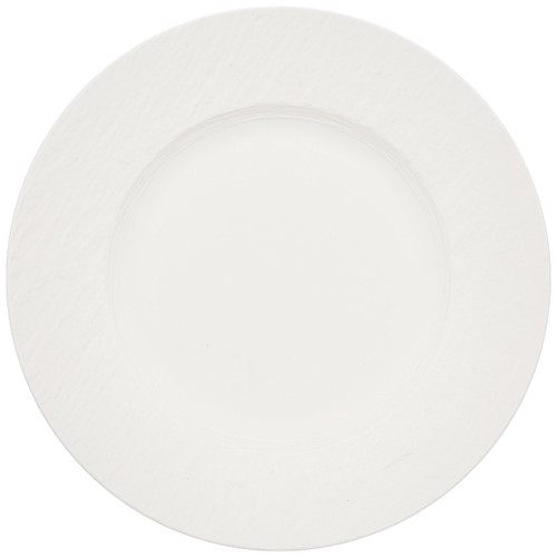 Villeroy & Boch Manufacture Rock Blanc Salad Plate, 8.5 in, Premium Porcelain, White Villeroy & Boch Manufacture Rock Blanc Salad Plate, 8.5 in, Premium Porcelain, White