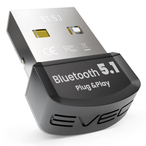 USB Bluetooth Adapter for PC 5.1 - Bluetooth Dongle 5.1 USB Bluetooth Dongle for PC - Windows 11/10 Plug and Play. for Computer Desktop, Laptop, Mouse, Keyboard, Printers, Headsets, Speakers. USB Bluetooth Adapter for PC 5.1 - Bluetooth Dongle 5.1 USB Bluetooth Dongle for PC - Windows 11/10 Plug and Play. for Computer Desktop, Laptop, Mouse, Keyboard, Printers, Headsets, Speakers.