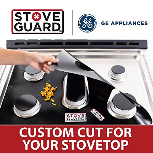 General Electric Stove Protectors - Stove Top Protector for GE Gas Ranges - Ultra Thin Easy Clean Stove Lir