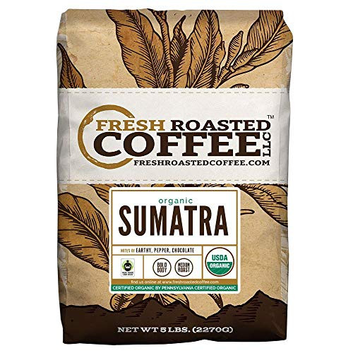 FTO Sumatra Coffee, Whole Bean, Fresh Roasted Coffee LLC (5 Lb.) FTO Sumatra Coffee, Whole Bean, Fresh Roasted Coffee LLC (5 Lb.)