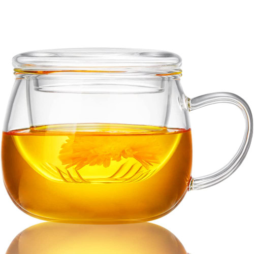 WHJY Glass Tea Cup with Infuser and Lid, 12 ounce Glass Tea Cups with Strainer, Loose Leaf Tea Cup Mug for One, Lead-free Borosilicate Glass Teacups, Heat Resistance, Microwave & Dishwasher Safe WHJY Glass Tea Cup with Infuser and Lid, 12 ounce Glass Tea Cups with Strainer, Loose Leaf Tea Cup Mug for One, Lead-free Borosilicate Glass Teacups, Heat Resistance, Microwave & Dishwasher Safe