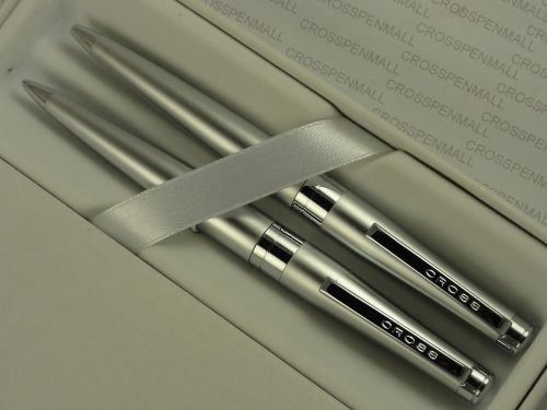 Cross Executive Style Cardinal Satin pen and pencil set
