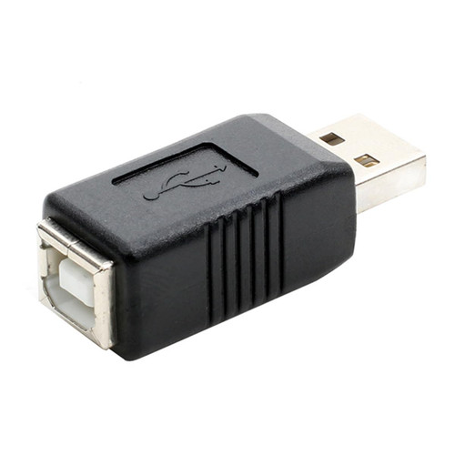 RUITEXUN USB 2.0 Printer Adapter, USB Type A Male to USB Type B Female Adapter Connector Converter for Laptop Computer Hard Drive Printer Camera