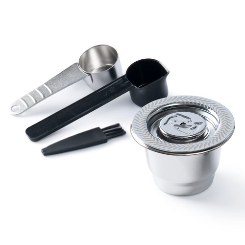 Stainless Steel Reusable Coffee Capsules Fit For Nespresso Capsules OriginalLine, Metal Refillable Espresso Coffee Filter Pods Compatible For Nespresso Machines Brewers