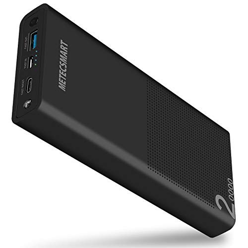 Power Bank 20000mah Portable Charger - Quick Charge 3.0 USB C Fast Charging Type C Backup Mobile External Battery Pack Powerbank Compatible with Nintendo Switch Cell Phone