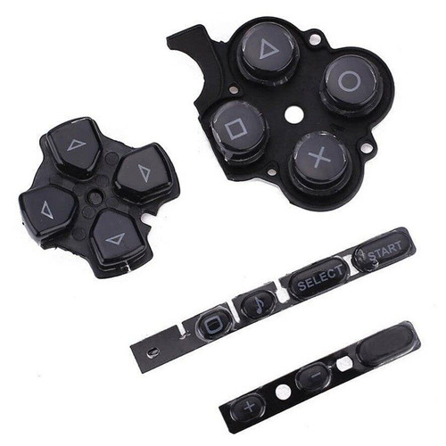 Rubber Buttons Spare Key Replacement Compatible with Sony PSP 3000