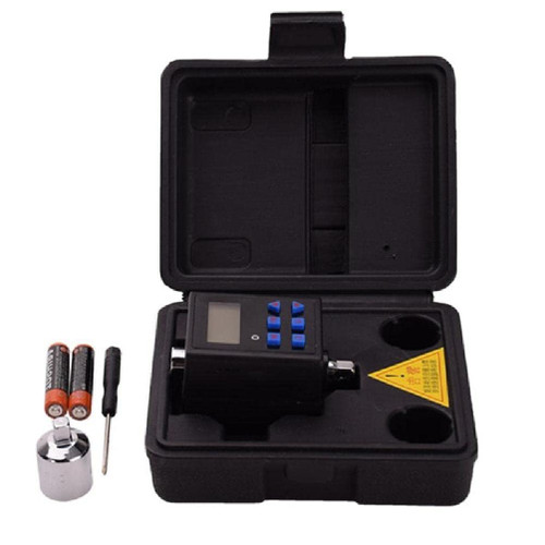 OUSFANAM Electronic Torque LCD Screen Inspection Repair Tool High-precision Wrench Torque Meter With Buzzer Alarm Backlit Measuring Tester 0.3-340nm Digital Steel Electronic Torque 1/2"