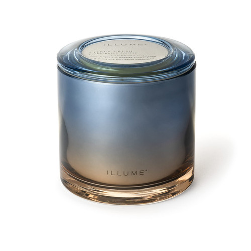 Illume Beautifully Done Essentials Citrus Crush Statement Glass Scented Soy Candle