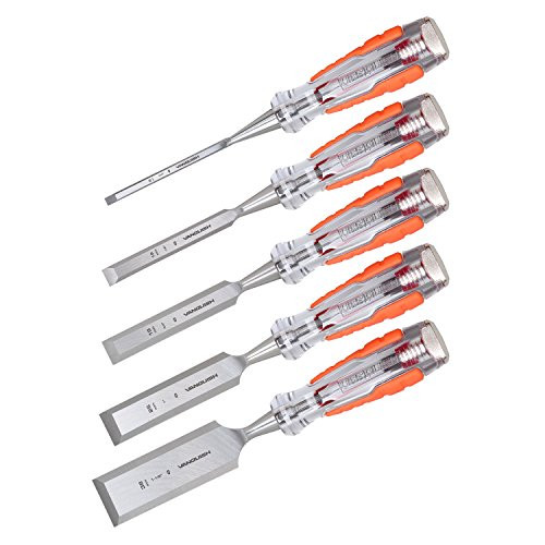 VANQUISH 4609 High-Impact Wood Chisel Set, 5-Piece