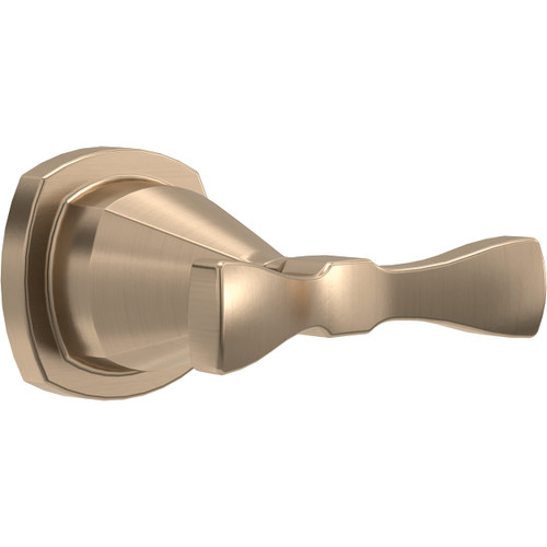 Delta Faucet Stryke Double Towel Hook, Champagne Bronze, Bathroom Accessories, 77638-CZ