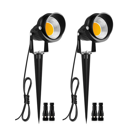 ZUCKEO 10W Landscape Lights 12V 24V Low Voltage LED Landscape Lighting with Connectors, 1000LM Warm White Light IP66 Waterproof Landscaping Spotlights Yard Lawn Garden Outdoor Lights (2Pack) ZUCKEO 10W Landscape Lights 12V 24V Low Voltage LED Landscape Lighting with Connectors, 1000LM Warm White Light IP66 Waterproof Landscaping Spotlights Yard Lawn Garden Outdoor Lights (2Pack)
