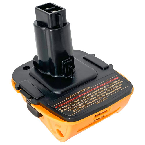 Replacement DCA1820 18V to 20V Adapter for Dewalt 18 Volt XRP Battery Cordless Tool DC9096 DC9098 DC9099, Compatible with Dewalt 20V MAX XR Lithium Battery DCB200 DCB201 DCB203 DCB204 DCB205 DCB206 Replacement DCA1820 18V to 20V Adapter for Dewalt 18 Volt XRP Battery Cordless Tool DC9096 DC9098 DC9099, Compatible with Dewalt 20V MAX XR Lithium Battery DCB200 DCB201 DCB203 DCB204 DCB205 DCB206
