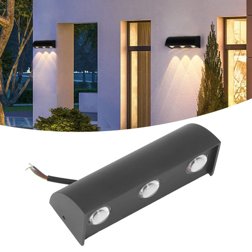 3W Aluminium LED Wall Lights 3LEDs Glareless Soft Warm Light Outdoor Aluminum Simple Modern Wall Lamp Living Room Bedroom Bedside Lamp Bar KTV Aisle Corridor Lamp