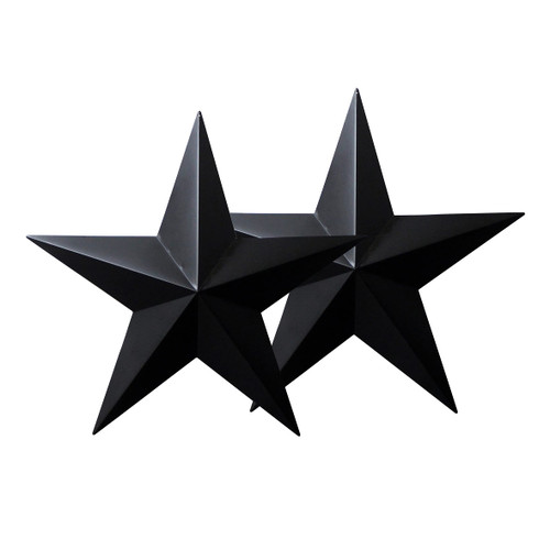 CVHOMEDECO. Country Rustic Antique Vintage Gifts Black Metal Barn Star Wall/Door Decor, 18-Inch, Set of 2. CVHOMEDECO. Country Rustic Antique Vintage Gifts Black Metal Barn Star Wall/Door Decor, 18-Inch, Set of 2.