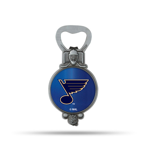 Rico Industries NHL St. Louis Blues Hockey Bottle Opener Magnet