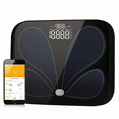 iHomon Bluetooth Body Fat Scale Smart BMI Scale Digital Bathroom Wireless Weight Scale,Body Composition Analyzer with Smartphone APP,396 lbs (Black) iHomon Bluetooth Body Fat Scale Smart BMI Scale Digital Bathroom Wireless Weight Scale,Body Composition Analyzer with Smartphone APP,396 lbs (Black)