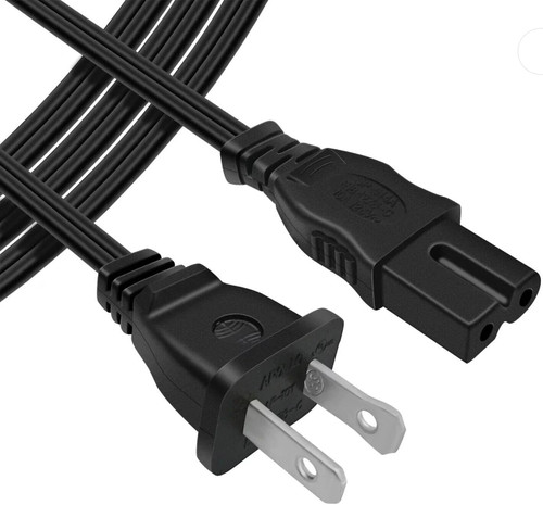 Xzrucst AC Power Cord Cable Plug for Numark CDN55 NDX 400 Tabletop Touch-Sensitive Scratch CD MP3 USB DJ Player