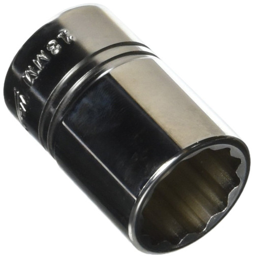 Williams STM-1218 1/2 Drive Shallow Socket, 12 Point, 18mm