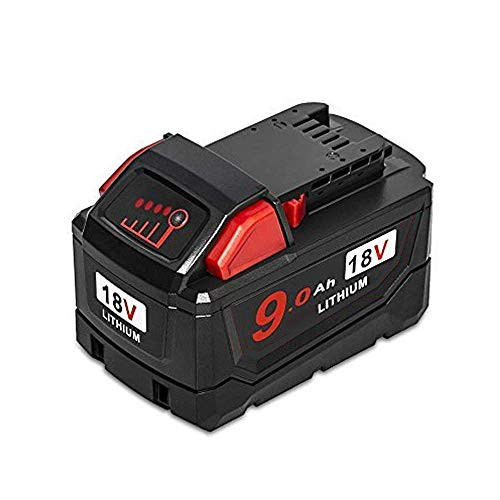 JHTtech 18V XC 9.0Ah Lithium-Ion Replacement Battery Compatible with Milwaukee M18 48-11-1840 48-11-1815 48-11-1820 48-11-1828 48-11-1890 Milwaukee M18B Batteery JHTtech 18V XC 9.0Ah Lithium-Ion Replacement Battery Compatible with Milwaukee M18 48-11-1840 48-11-1815 48-11-1820 48-11-1828 48-11-1890 Milwaukee M18B Batteery