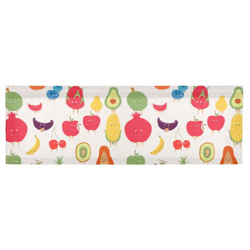 Augenstern Window Topper Curtain Cartoon-Fruits-Avocado 54x18 inch Valance Short Curtain for Kitchen Windows/Bathroom/Living Room/Bedroom Augenstern Window Topper Curtain Cartoon-Fruits-Avocado 54x18 inch Valance Short Curtain for Kitchen Windows/Bathroom/Living Room/Bedroom