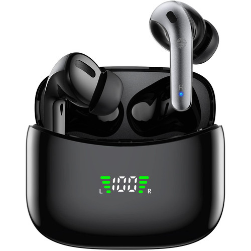 SANKTON True Wireless Earbuds, TWS Bluetooth Headphones Stereo Sound Earphones, 55H Playtime Wireless Charging Case, Sweat Proof Dual Bluetooth 5.1 Headset for Sports SANKTON True Wireless Earbuds, TWS Bluetooth Headphones Stereo Sound Earphones, 55H Playtime Wireless Charging Case, Sweat Proof Dual Bluetooth 5.1 Headset for Sports