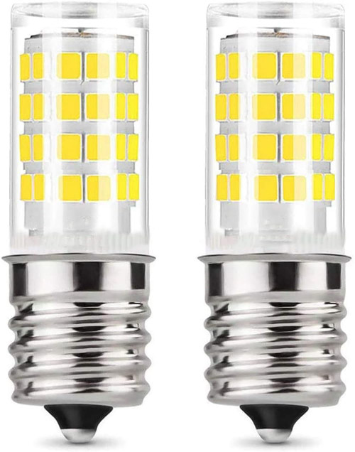 E17 LED Bulb 4W Microwave Oven Light, 40W Halogen Bulb Replacement for Over Stove Appliance Range Hood Lighting, E17 Intermediate Base (2Pack) E17 LED Bulb 4W Microwave Oven Light, 40W Halogen Bulb Replacement for Over Stove Appliance Range Hood Lighting, E17 Intermediate Base (2Pack)