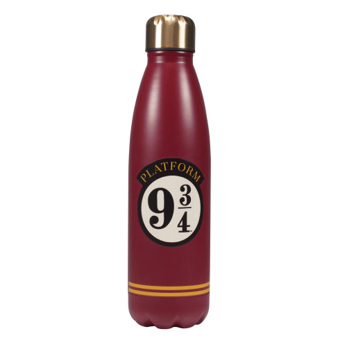 Harry Potter - Water Bottles - Harry Potter Metal Water Bottle - Platform 9 3/4