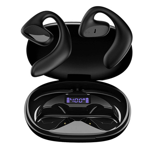 WFOELVR Open Ear Wireless Earbuds Bluetooth Earbuds Wireless Headphones Bluetooth Headphones Wireless Earphones Bluetooth Earphones (S900-Black)