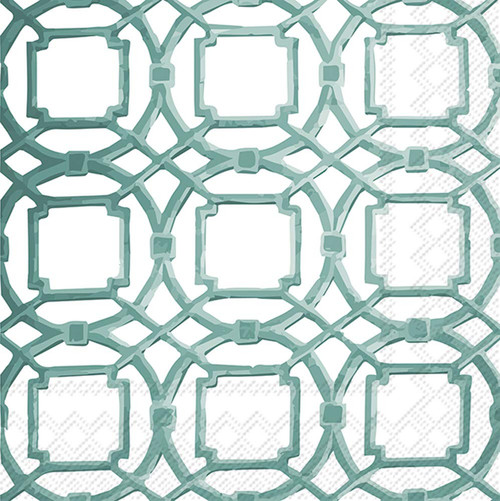 Boston International IHR 3-Ply Paper Napkins, 20-Count Lunch Size, Peacock