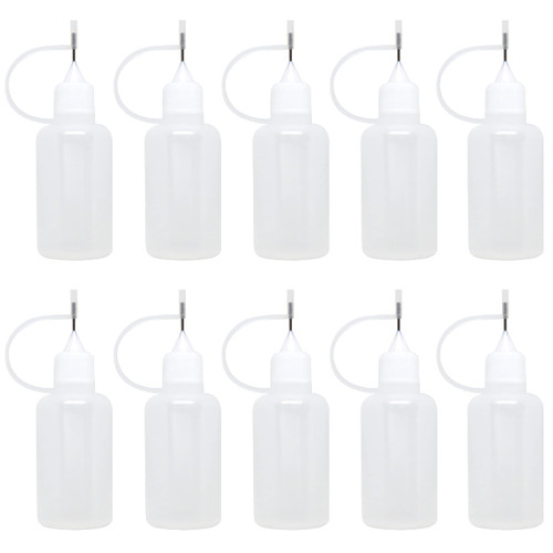 YADESQEF 10 PCS 10ml Needle Tip Glue Bottle, Needle Tip Squeeze Glue Bottle Transparent Applicator Precision, for Liquid and DIY Caulking Tool YADESQEF 10 PCS 10ml Needle Tip Glue Bottle, Needle Tip Squeeze Glue Bottle Transparent Applicator Precision, for Liquid and DIY Caulking Tool