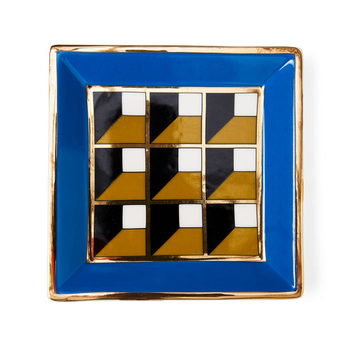 Jonathan Adler Arcade Square Tray Blue/Green, One Size