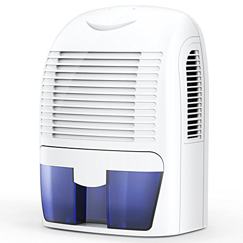 Hysure 1500ml Dehumidifier, 2200 Cubic Feet, Compact and Portable for Damp Air, Mold, Moisture in Home, Kitchen, Bedroom, Basement, Caravan, Office, Garage Hysure 1500ml Dehumidifier, 2200 Cubic Feet, Compact and Portable for Damp Air, Mold, Moisture in Home, Kitchen, Bedroom, Basement, Caravan, Office, Garage
