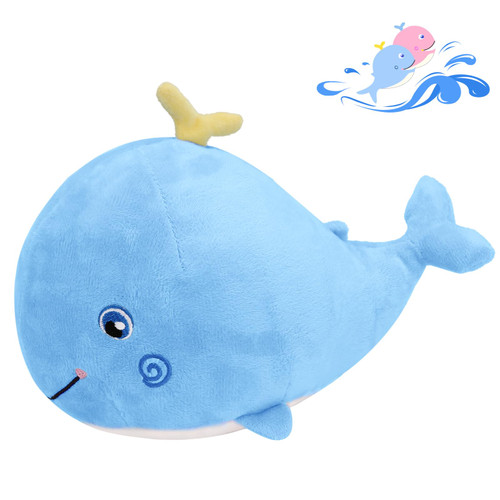 MUPI Squirting Whale Plush Toy Plush Pillow Whale Stuffed Animals 10 inches Plush Pillow - Shark Humpback and Jellyfish Stuffed Animals - Ocean Decor and Toys (Sky Blue) MUPI Squirting Whale Plush Toy Plush Pillow Whale Stuffed Animals 10 inches Plush Pillow - Shark Humpback and Jellyfish Stuffed Animals - Ocean Decor and Toys (Sky Blue)