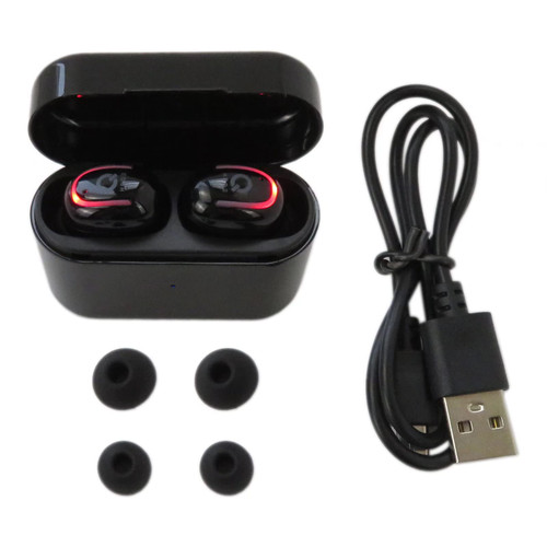 HBQ-Q26 Wireless Earbuds Bluetooth Headphones Touch Control with Wireless Charging Case IPX5 Waterproof Stereo Earphones in-Ear Built-in Mic Headset Premium Deep Bass for Sport Black HBQ-Q26 Wireless Earbuds Bluetooth Headphones Touch Control with Wireless Charging Case IPX5 Waterproof Stereo Earphones in-Ear Built-in Mic Headset Premium Deep Bass for Sport Black