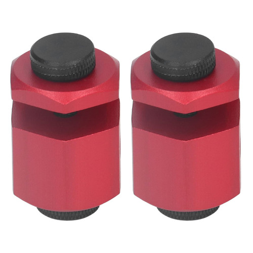 Tall Stair Gauges for Stair Layout Rafter Stair Gauges Framing Square Attachment Jigs Vertical Angle Measuring Tool(Red)